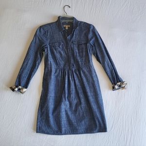 Burberry Brit Blue Mini Denim Dress